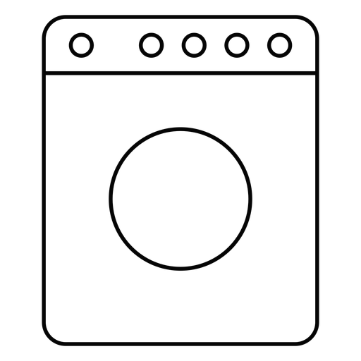 Hubsymbol der Waschmaschine PNG-Design