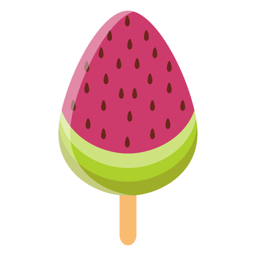 Download Watermelon ice cream on stick - Transparent PNG & SVG ...