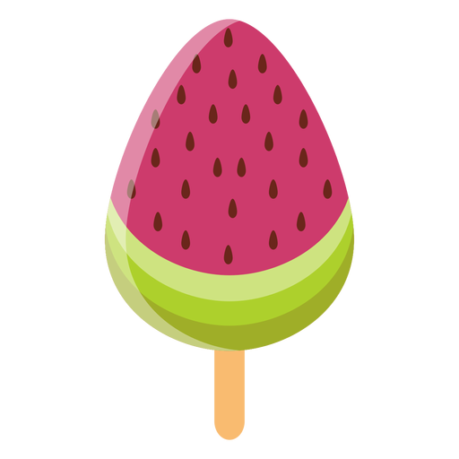 Watermelon ice cream on stick