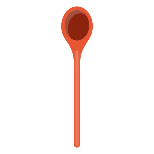 Icono de cuchara de madera Diseño PNG