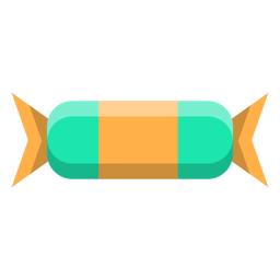 Wrapped candy icon PNG Design