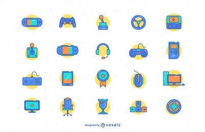 Video game icon collection
