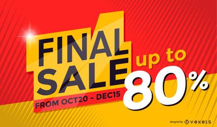 Final sale banner design
