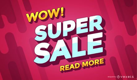 Súper venta banner de compras en línea Súper venta banner de compras en línea