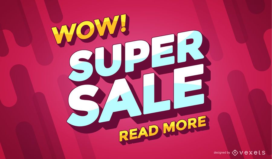 Súper venta banner de compras en línea Súper venta banner de compras en línea