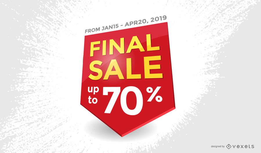 Final sale badge vector Final sale badge vector