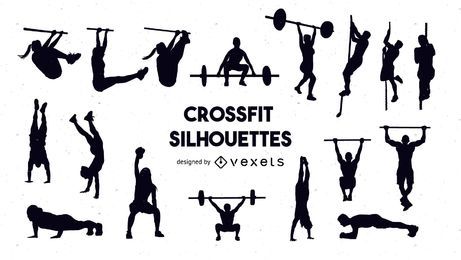 Conjunto de silhueta Crossfit Conjunto de silhueta Crossfit