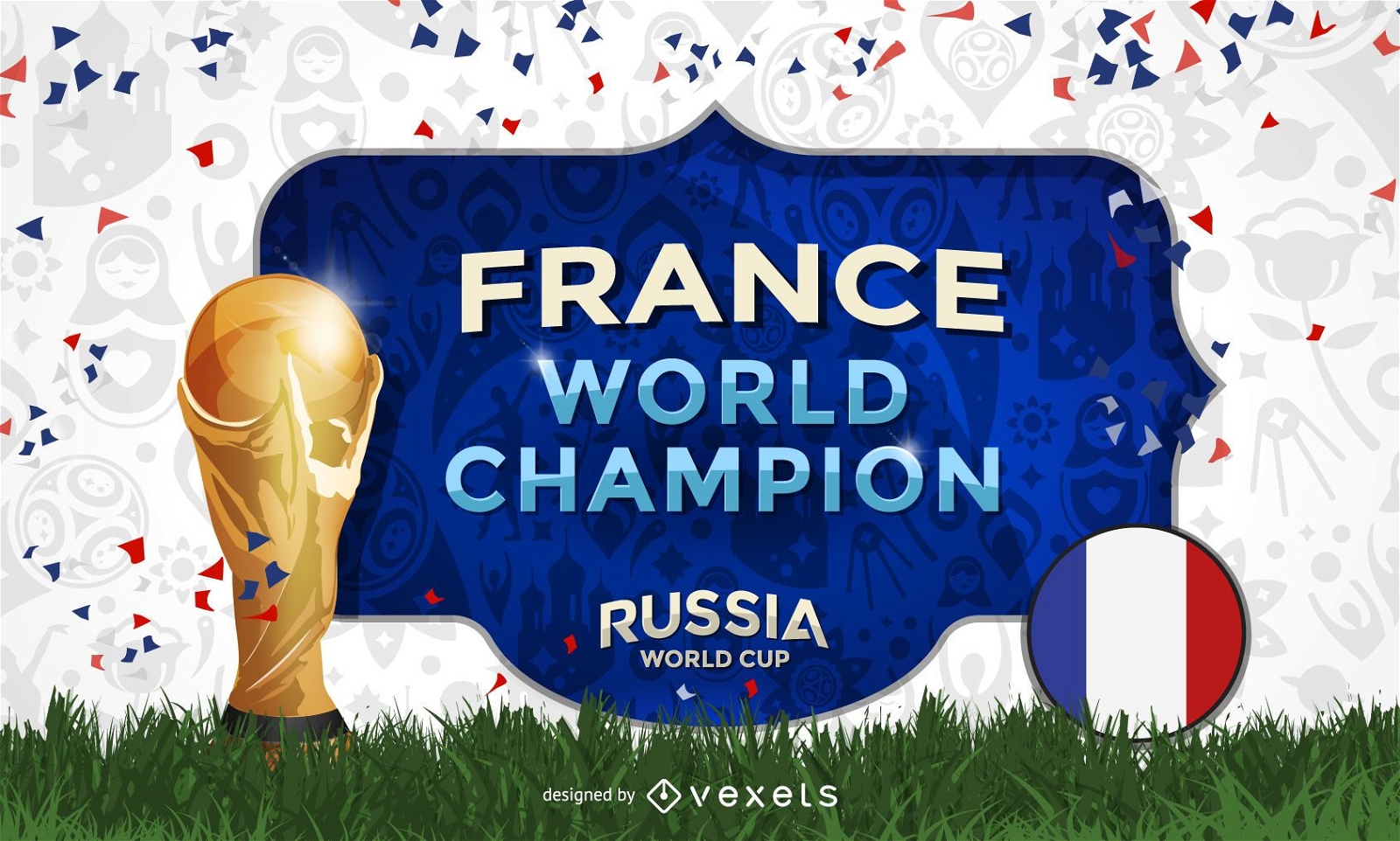 França vencedora da Copa do Mundo