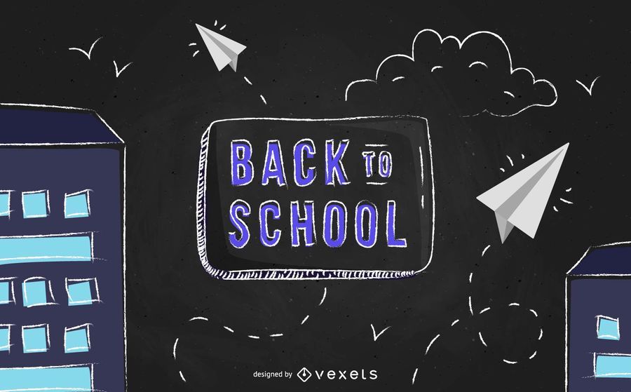 Blackboard school flyer design Blackboard school flyer design