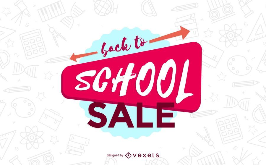 Back to school sale flyer Back to school sale flyer