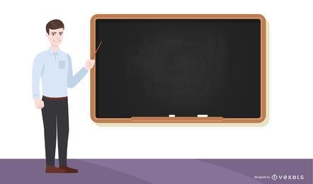 Schullehrer Illustration