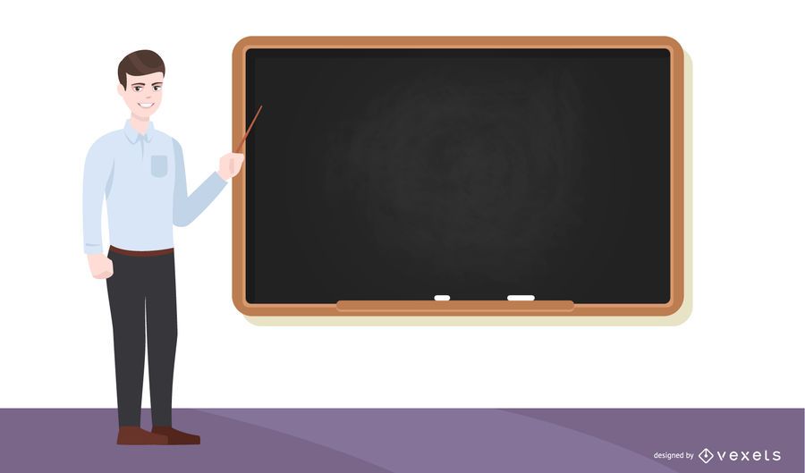 School teacher illustration School teacher illustration