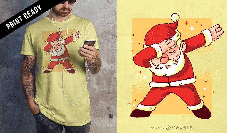 Projeto da camiseta do Papai Noel Projeto da camiseta do Papai Noel