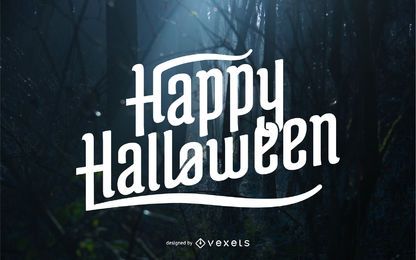 Halloween Schriftzug Design