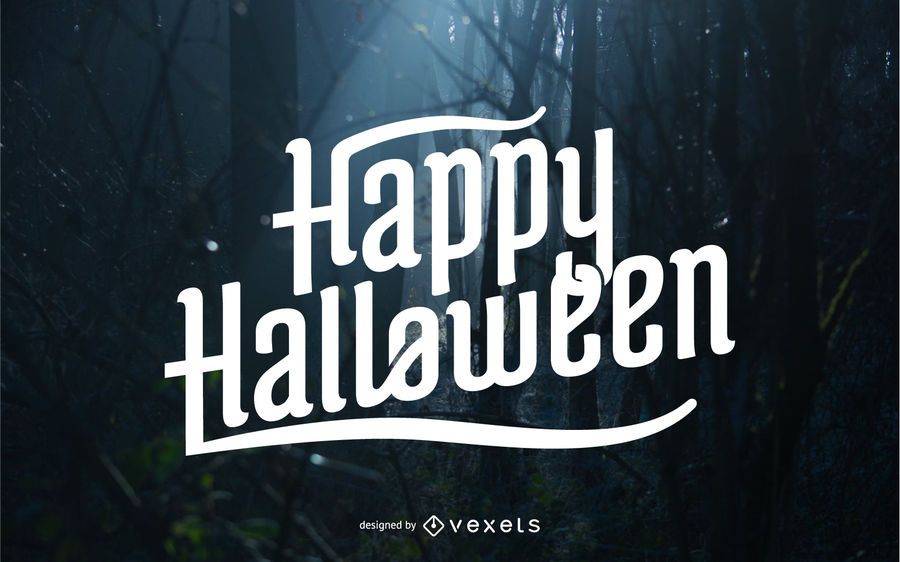 Halloween lettering design Halloween lettering design