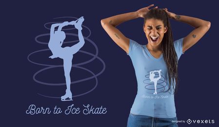 Figure skating t-shirt design Figure skating t-shirt design