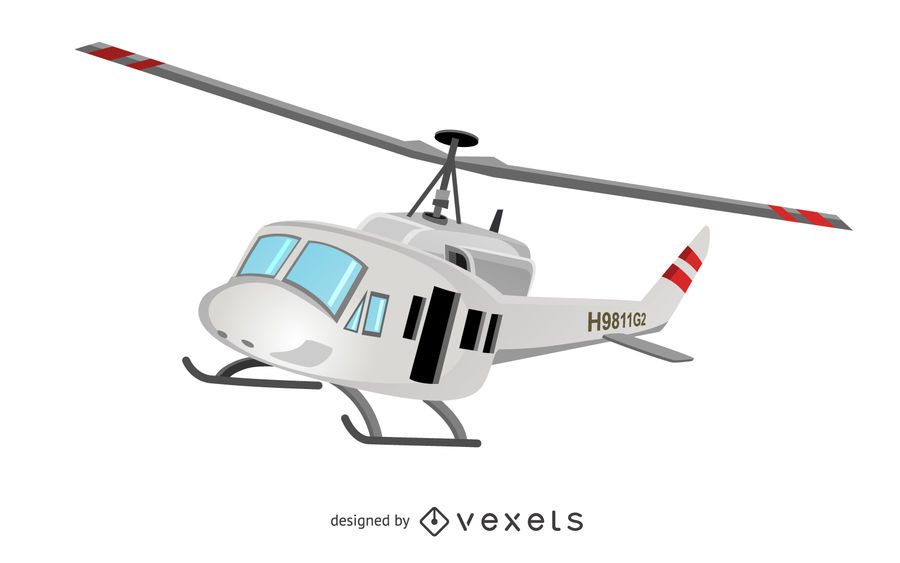 Ilustração de veículo de helicóptero Ilustração de veículo de helicóptero