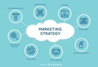 Marketing Strategy Design Vector Download