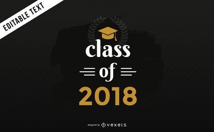 Graduation class banner