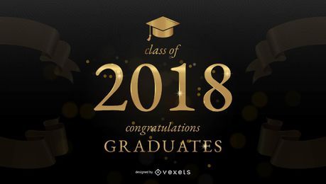 Banner de felicitaciones de graduación Banner de felicitaciones de graduación