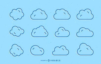 Wolkenstrich gesetzt