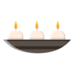 Ícone de velas aromáticas Desenho PNG