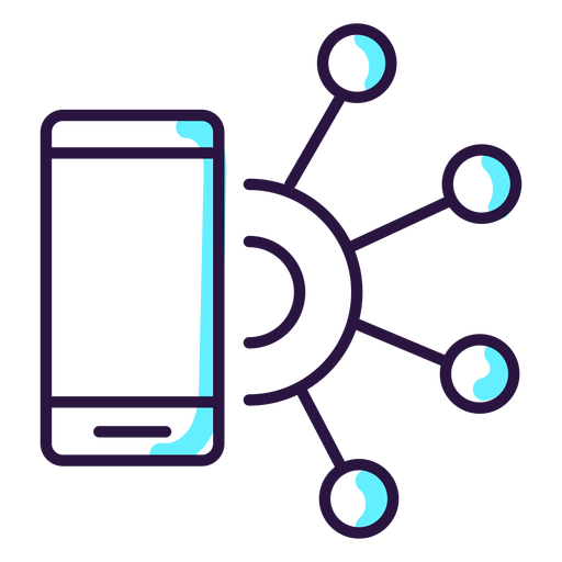 Augmented Reality Smartphone Symbol PNG-Design