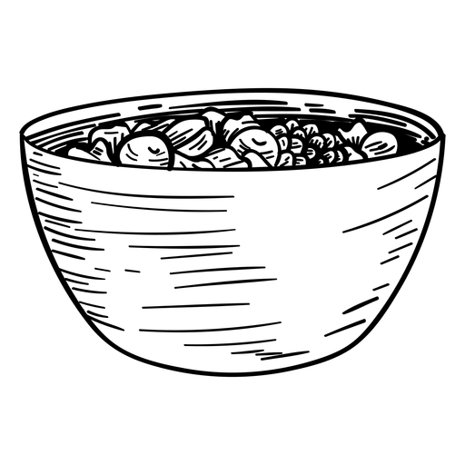 Dibujado a mano tazón de cereales Transparent PNG Dibujado a mano tazón de cereales Transparent PNG