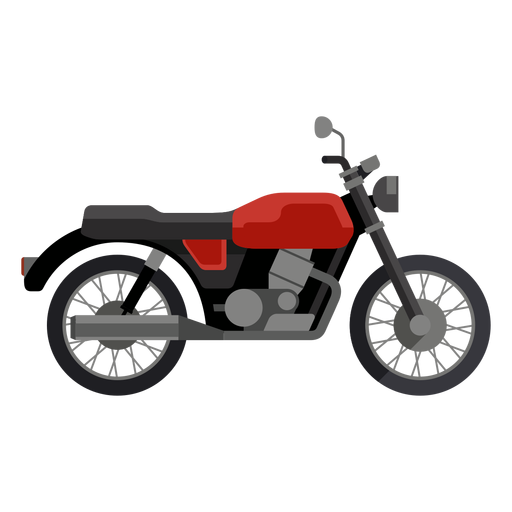 Classic motorcycle icon PNG Design