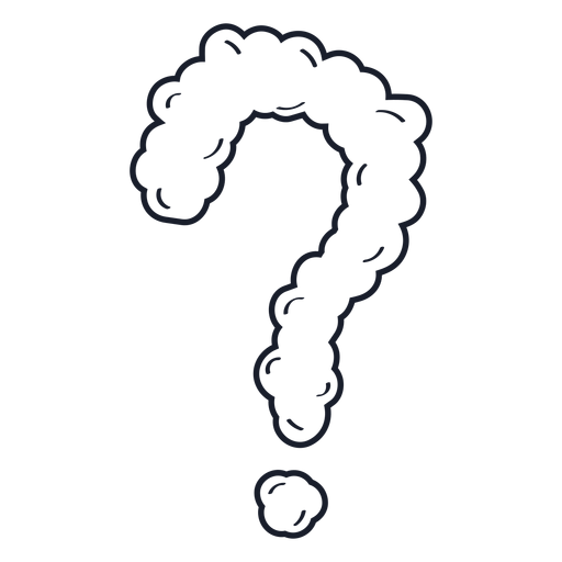 Dibujo De Signo De Interrogacion En La Nube Descargar Png Svg Transparente