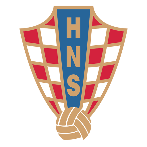 Logotipo do time de futebol da Cro?cia Desenho PNG