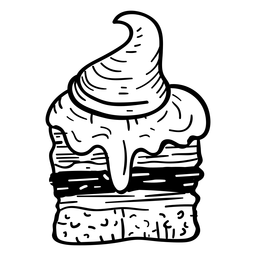 Magdalena dibujada a mano Diseño PNG