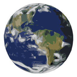 Erdplanetenikone PNG-Design