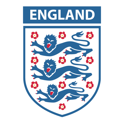 Logotipo del equipo de f?tbol de Inglaterra Diseño PNG