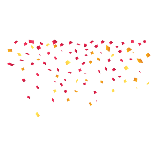 Falling confetti background Transparent PNG & SVG vector