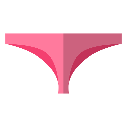 Weibliches Tanga-Symbol PNG-Design