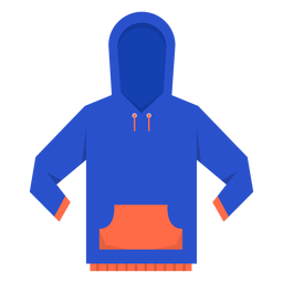 Front pocket hoodie icon PNG Design Transparent PNG