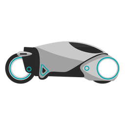 Ícone de motocicleta futurista Desenho PNG
