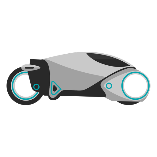 Futuristic motorcycle icon PNG Design