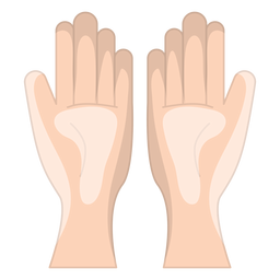Hand massage icon PNG Design