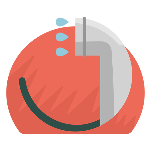 Handheld showerhead icon PNG Design