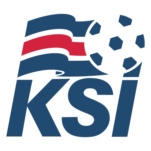 Logotipo del equipo de f?tbol de Islandia Diseño PNG