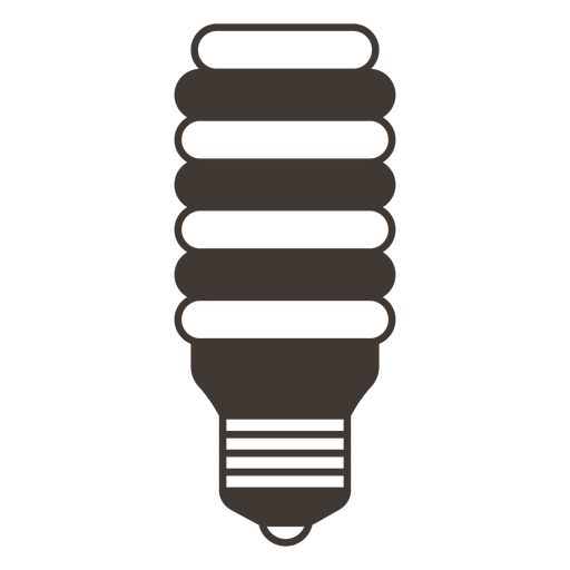 Icono de trazo de bombilla incandescente Diseño PNG