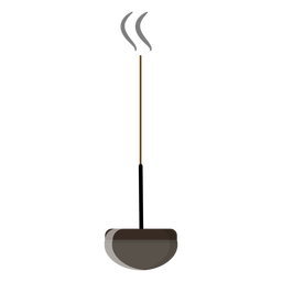 Icono de palo de incienso Diseño PNG