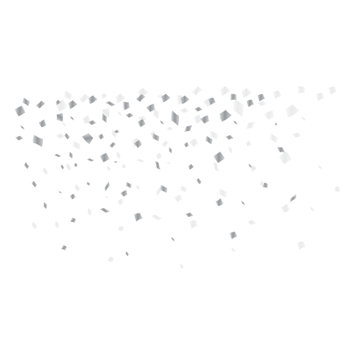 Isolated confetti background PNG Design