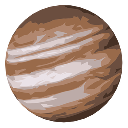 Icono del planeta Júpiter Diseño PNG