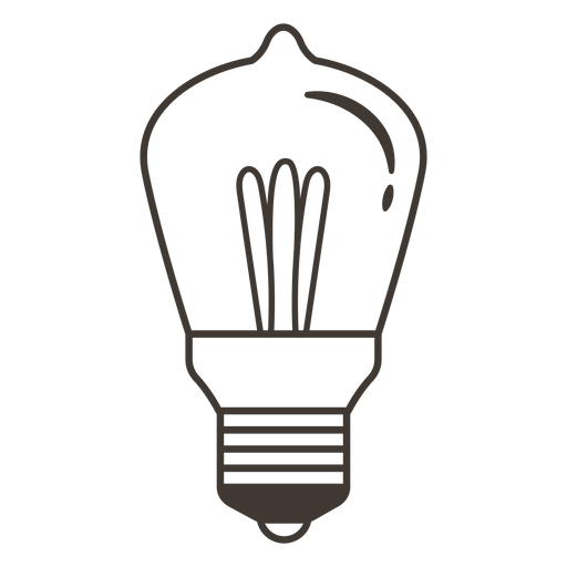 Glühbirnenhub-Symbol PNG-Design