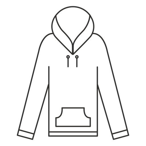 Langarm Hoodie Strich Symbol Transparenter PNG und SVG Vektor Langarm Hoodie Strich Symbol Transparenter PNG und SVG Vektor