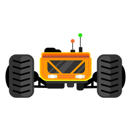 Lunar rover vehicle icon PNG Design