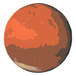 Ícone do planeta Marte Transparent PNG